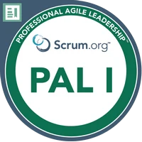 Certyfikat: Professional Agile Leadership I
