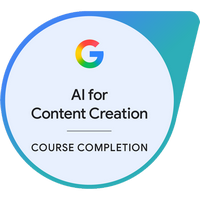 Certyfikat - Google AI for Content Creation
