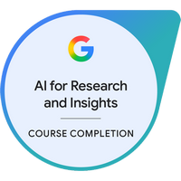 Certyfikat - Google AI for Research and Insights